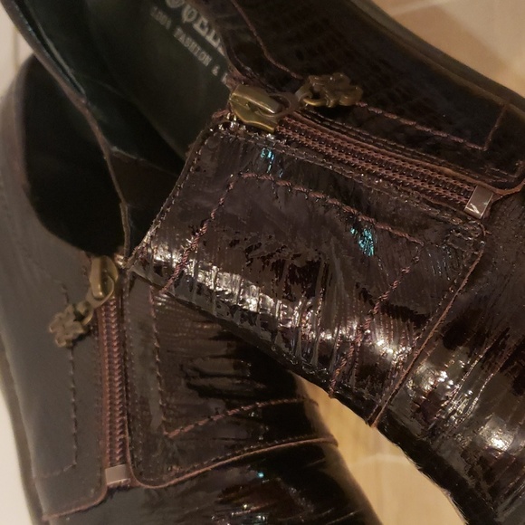 Helle Comfort Brown Leather Shoes Size 40 - Picture 7 of 8